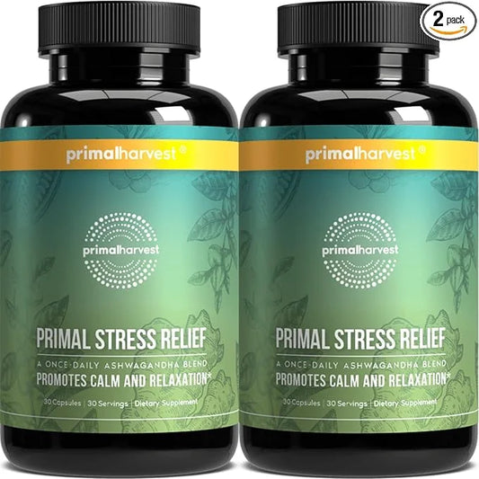 Primal Harvest Stress Relief Supplement 30 Capsules