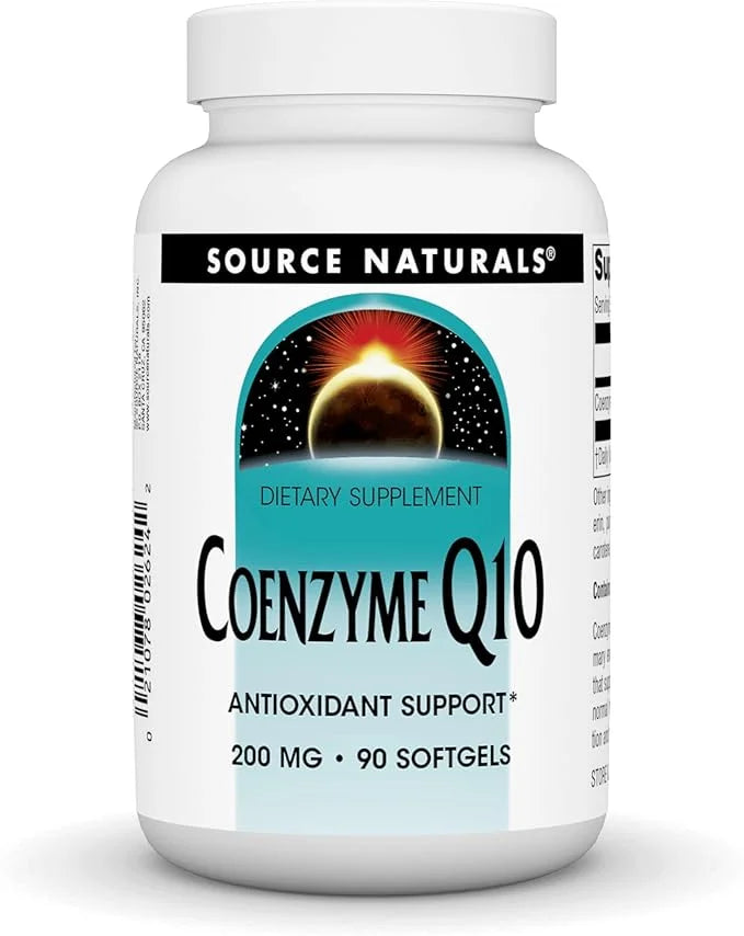 Source Natural Coenzyme Q10, Antioxidant Support*, 200 mg 90 Softgels