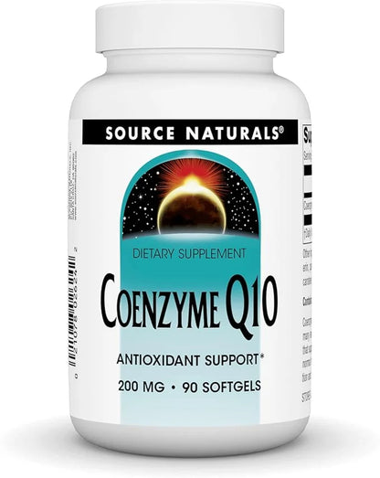 Source Natural Coenzyme Q10, Antioxidant Support*, 200 mg 90 Softgels