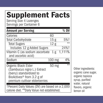 Nature’s Way Sambucus Elderberry Lozenges, 1000 24 Count