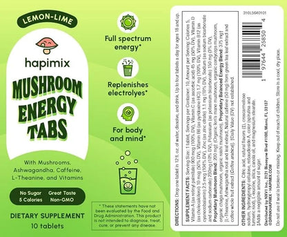 Natural Energy Tablets 8 Powerful 50mg Caffeine 10 Servings