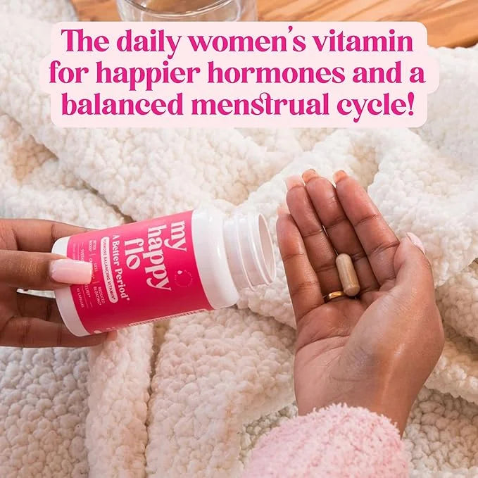 PMS Support Supplement for Women with Iron, PMS Relief Hormone Support for Women, 10-in-1 PMDD Supplements for Women | DIM...