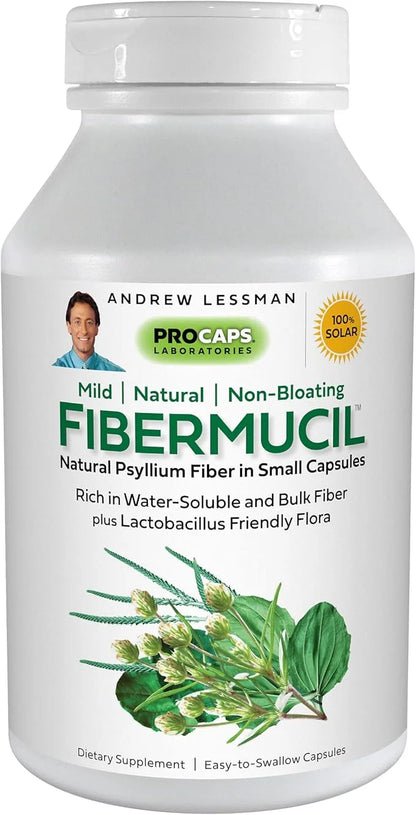 ANDREW LESSMAN Fibermucil 360 Capsules –Psyllium