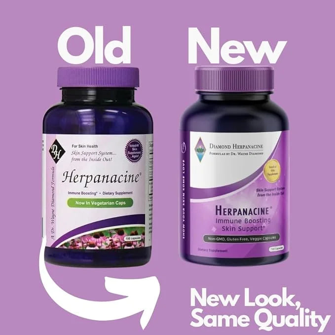 Diamond Herpanacine Natural Skin Care and (200 Count)