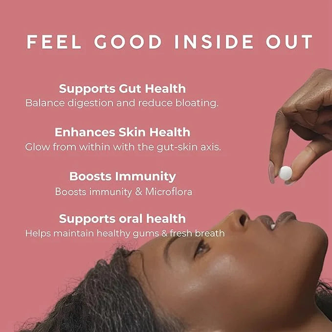 NOOZ Probiotic Mints - Gut & Oral Health Support - Chocolate & Mint | Boosts Immunity & Digestion, Freshens Breath - Sugar...