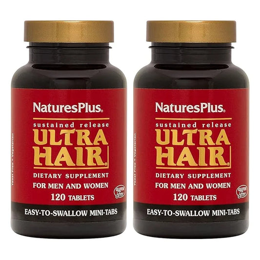 NaturesPlus Ultra Hair, Sustained Release 120 Easy 30 Servings