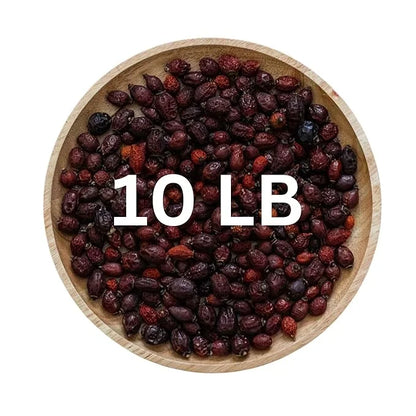 Super Large Value Pack 10 LB – Organic Dried Rosehip Fruit – Organic Rose Hips Whole (Rosa Canina) - Rich in Vitamin C, An...