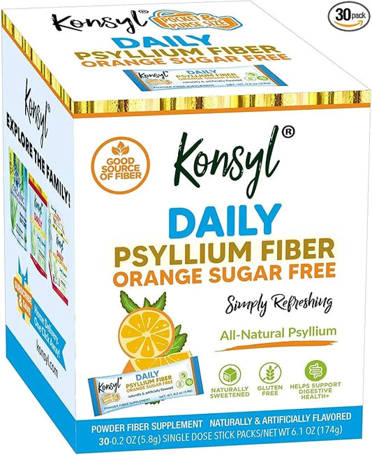 Konsyl Daily Fiber Orange 100% Natural 30 Individual
