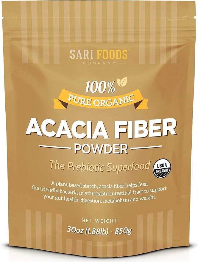 Organic Acacia Fiber Powder (30 Ounce):