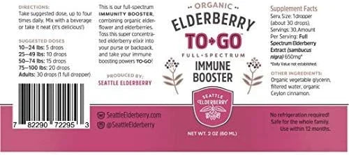 to-Go Immune Booster – Delicious, Vegan, 2oz