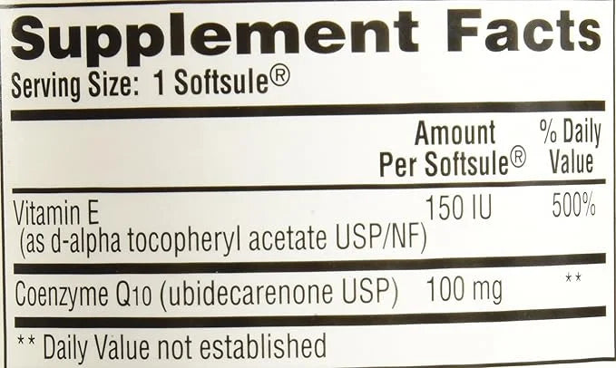 Mega 100 (100mg Hydrosoluble CoQ10) 180