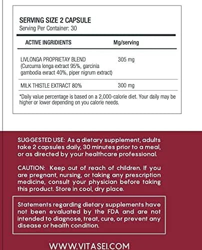 Liver Cleanse Detox & Repair, Liver C3, Support 60 Capsule 3)