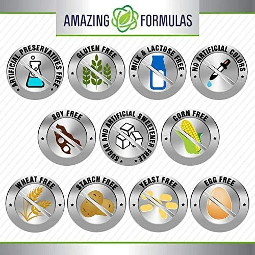 Amazing Formulas Biotin with Extra Virgin 10000 Mcg 120 Softgels