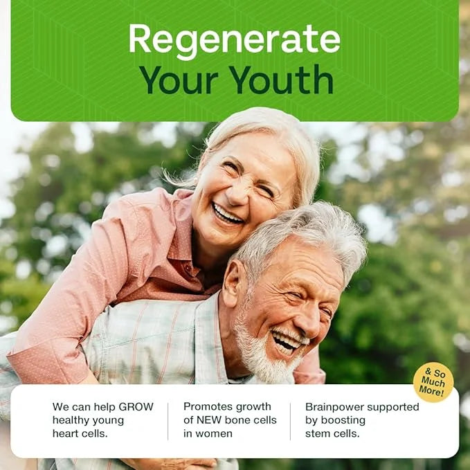 Stem Cell Restore - Regenerative Healing - Healthy Aging Reset - Brain and Cognitive Support - Cartilage, Heart and Kidney...