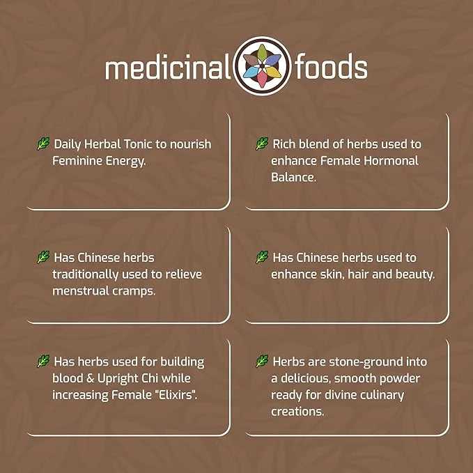 Medicinal Foods Love Tonic Hormonal Balance for Women | 12 Powerful Chinese Herbs Including Schisandra, White Peony & Long...