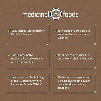 Medicinal Foods Love Tonic Hormonal Balance for Women | 12 Powerful Chinese Herbs Including Schisandra, White Peony & Long...