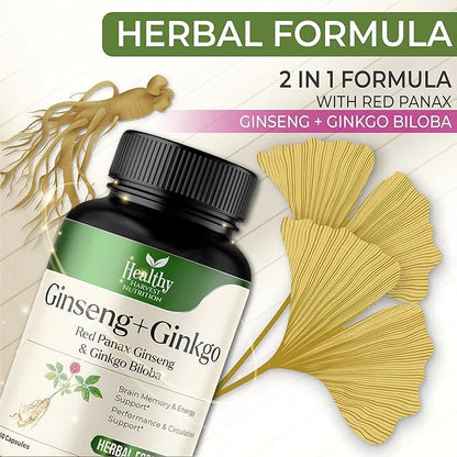 Ginkgo Biloba & Ginseng 60 Capsules