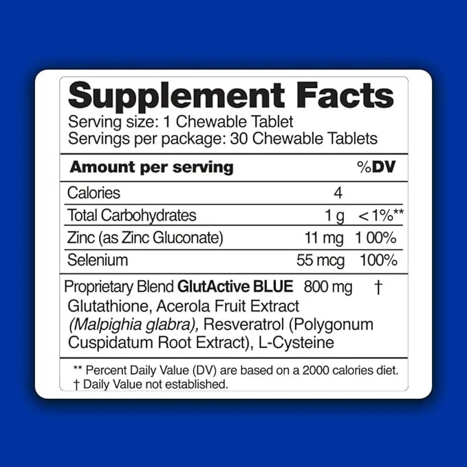 Glutathione Blend 800mg – Antioxidant, Increase 30 Count 1)