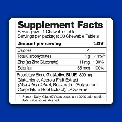 Glutathione Blend 800mg – Antioxidant, Increase 30 Count 1)