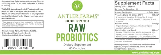 Antler Farms - Raw Probiotics 60 60 Capsules,