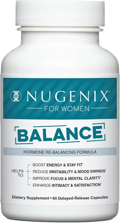 Nugenix for Women Balance - Hormone Balance for Women, Boost Energy, Improve Focus & Mental Clarity, Restore Hormonal Harm...