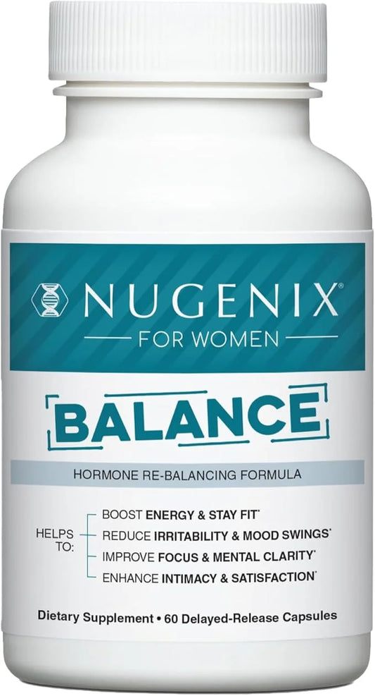 Nugenix for Women Balance - Hormone Balance for Women, Boost Energy, Improve Focus & Mental Clarity, Restore Hormonal Harm...