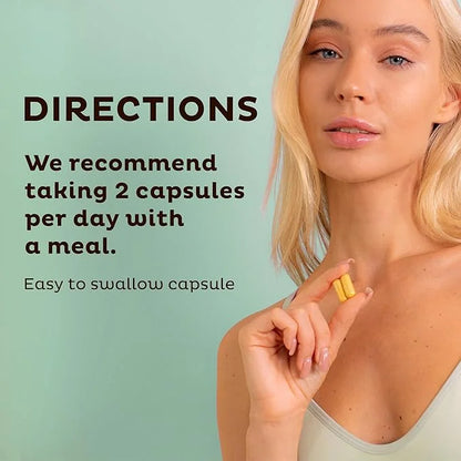 Emma Gut Health Doctors Endorsed Supplement - 60 Capsules - Relief from Gas and Bloating, Repairs Leaky Gut with Magnesium...