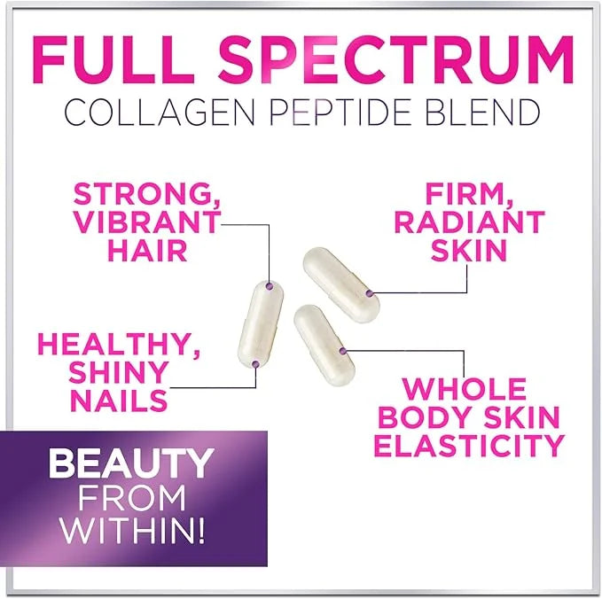 Collagen Peptides for Women & Men, 120 Capsules