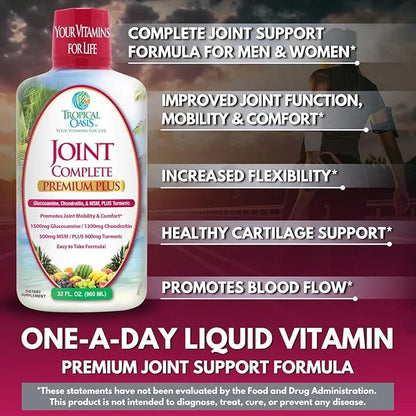 Joint Complete Premium Premium Plus 800mg Turmeric 98% Max 32oz, 32 32 serv