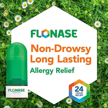 Flonase Allergy Relief Nasal Spray, 24-Hour 144 Sprays 2) plus
