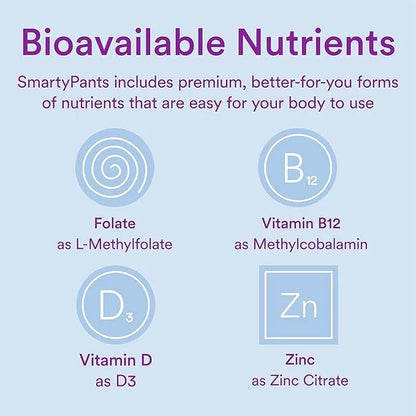 SmartyPants Fiber Supplement & Multivitamin D3, C, B12, B6, B6, Vitamin 3 Fish 180 Count (30 Day