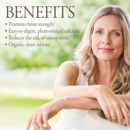 Garden of Life Organics Plant Calcium D3, and MK7, Gluten-Free 60 Day