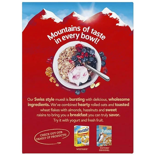 Alpen Original Muesli, Swiss Style Muesli Cereal, Whole Grain, Non-GMO Project Verified, Heart Healthy, Kosher, Vegan, 14 ...