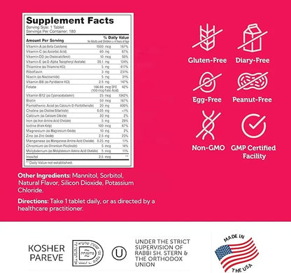 Zahler Kids Multivitamin Chewable Vitamin Tablet - Complete One Daily Kids Vitamins Supplement - Contains 20+ Minerals & V...