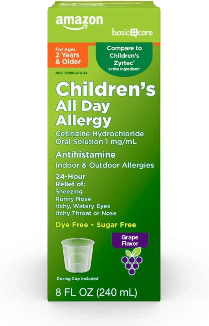 Amazon Basic Care Children’s 24 Hour 1 mg/mL, 8 fl 1)