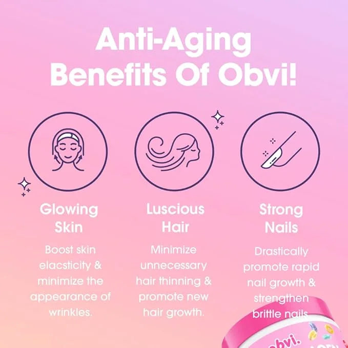 Obvi Collagen Peptides, Protein Powder, Keto, 30 Servings)