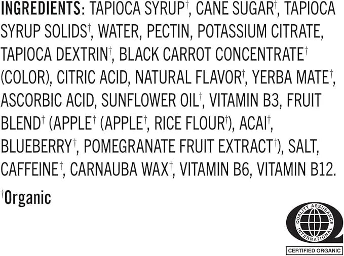 PROBAR - Bolt Organic Energy Chews, Berry Blast, Non-GMO, Gluten-Free, USDA Certified Organic, Healthy, Natural Energy, Fa...