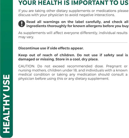Thyroid Support with Iodine (Non-GMO) Improve B12 Complex 60 Capsules