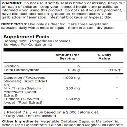 LIFETIME Milk Thistle Blend Liver Cleanse Formula (120 CT)