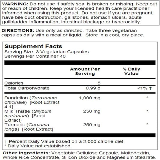 LIFETIME Milk Thistle Blend Liver Cleanse Formula (120 CT)