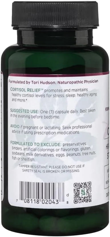 Vitanica Cortisol Relief, Dr. Formulated Sleep, 60 Capsules