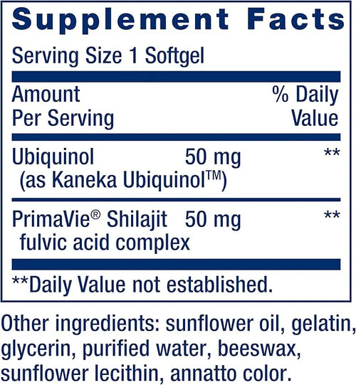 Life Extension Super Ubiquinol CoQ10 50 mg, 100 softgels