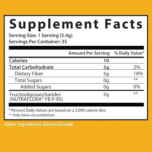 GOBIOTIX Fiber Supplement 1 Scoop 35 Servings (3 Pack)