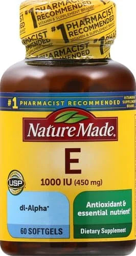 Nature Made Vitamin E 1000 IU 60 Ct