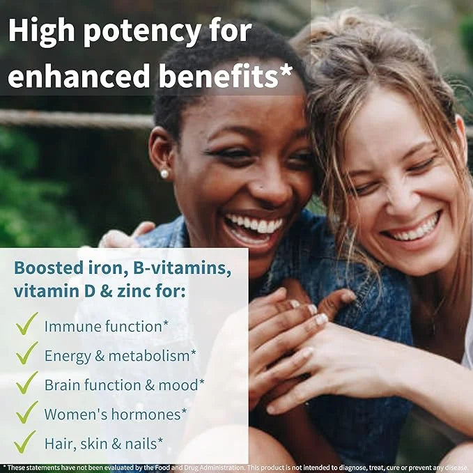 Igennus Methylated Women's Multivitamin, Methylated Folate for MTHFR, Clean Label & Sustained Release, with Iron, Non-GMO,...