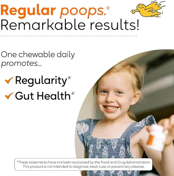 BioGaia Protectis Chewable Tablets for Toddlers, Kids, and Teens Occasional Stomach Pain, Constipation, Diarrhea, and Regu...