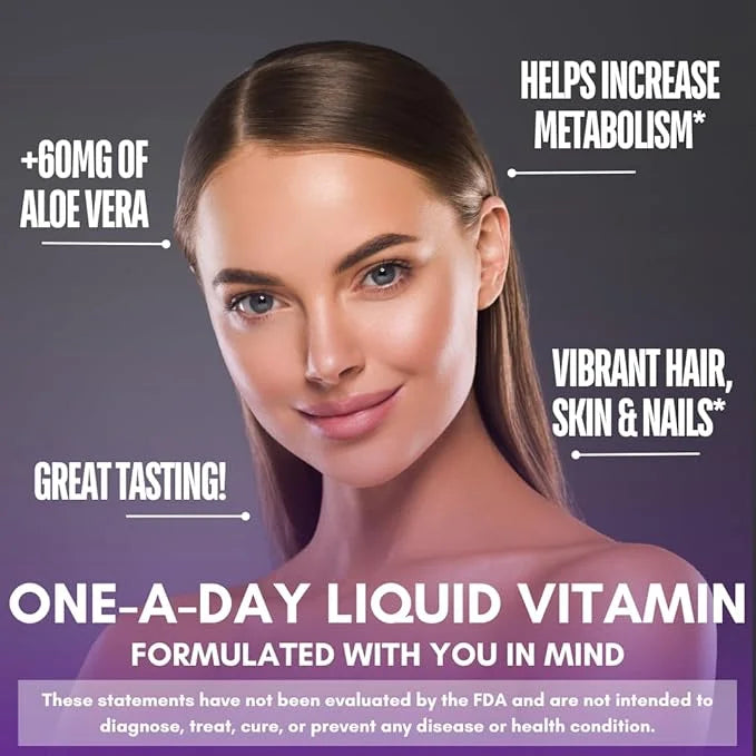 Maximum Strength Liquid Biotin Drops w/ 12,500 MCG -5X More 4oz, 30 30 Serv