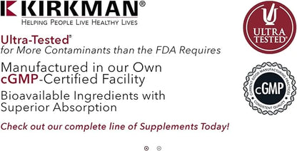 Kirkman Coenzyme Q10 25 mg 100 Vegetarian CoQ10 ||