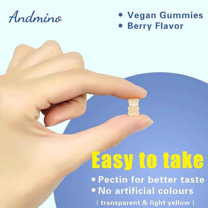L-Lysine Gummies 1000 mg, with Trehalose, L Lysine Gummies for Lips & Oral Health, Boost Immune & Collagen & Calcium, for ...