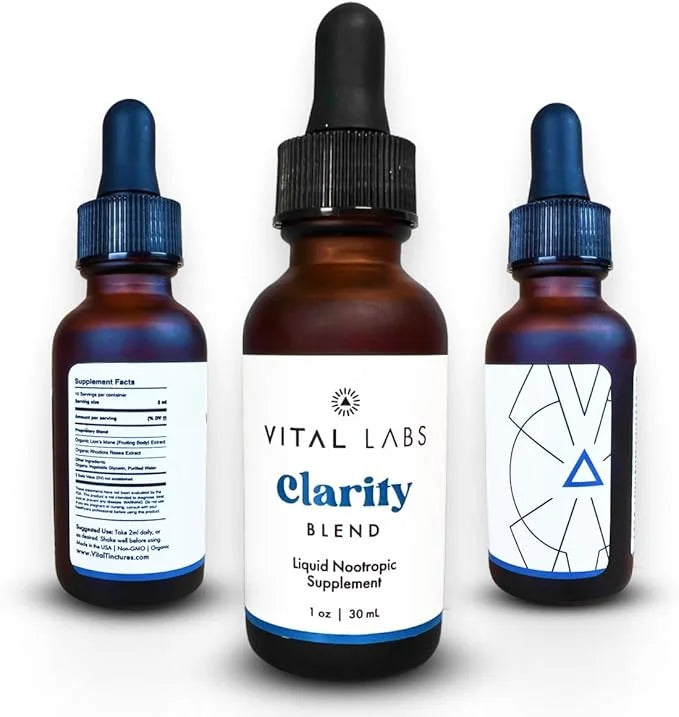 Clarity Tincture - Organic Lions Mane